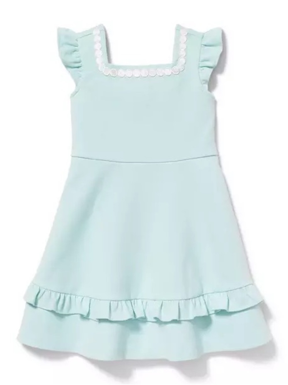 Janie and Jack Dot Trim Ponte Dress Size 3T